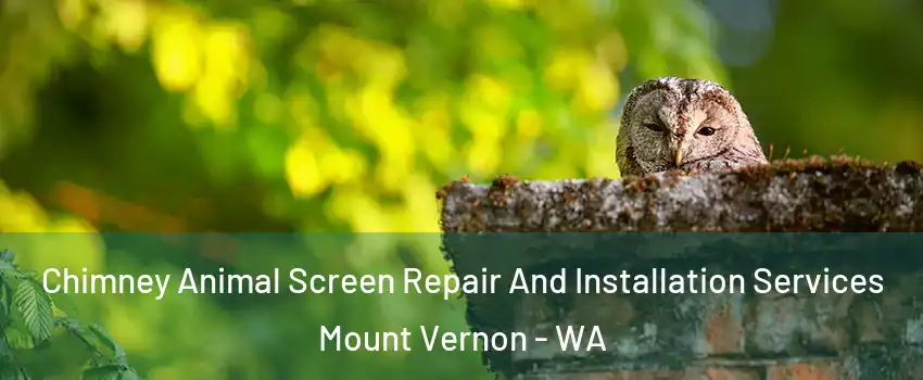  Chimney Animal Screen Repair And Installation Services Mount Vernon - WA