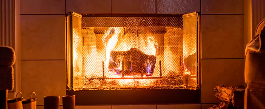 Mendota Hearth Landscape Fireplace Installation in Mount Vernon, Washington