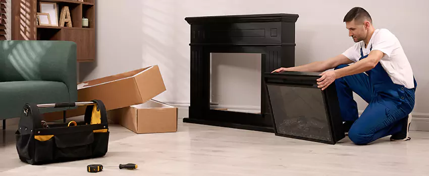 Old Rusted Metal Fireplace Repair And Replacement in Mount Vernon, WA